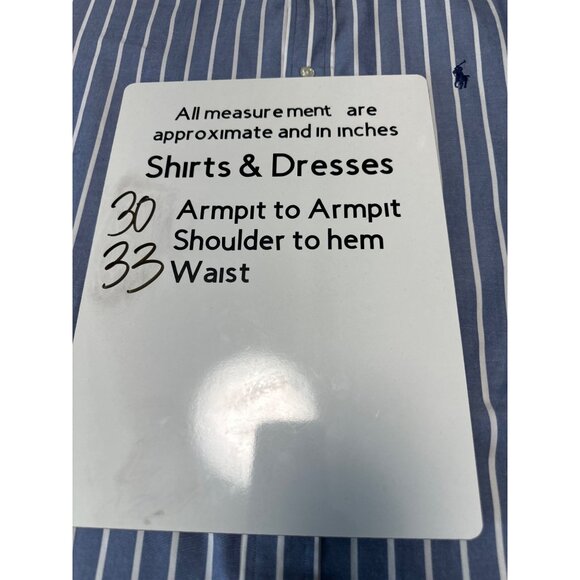 Ralph Lauren Blake Mens Striped Button-Down Long-Sleeve Shirt Size XXL - Picture 7 of 7